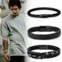 FIBO STEEL 3 PCS Magnetic-Clasp Leather Bracelets for Men Wrap Braided Leather Bracelets Wrist Cuff Bangle 8.0-8.5 Inch FIBO STEEL 3 PCS Magnetic-Clasp Leather Bracelets for Men Wrap Braided Leather Bracelets Wrist Cuff Bangle 8.0-8.5 Inch