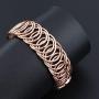 HAWSON Beautiful Stainless Steel Cuff Bracelet for Women Girl - Fashion Jewelry Gift for Birthday,Valentines Day,Christmas Wedding
