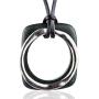 Coostuff 2018 Hotsale Handmade Women Long Necklaces Jewelry Black Sandalwood Vintage Statement Necklace for Women