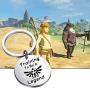 WSNANG Training to Be A Legend Keychain Zelda Lovers Gamer Geeks Gift