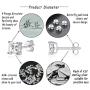 Silver Stud Earrings for Women | Tiny Round Cubic Zirconia Studs Hypoallergenic Earrings Set Piercing Jewelry for Men Girls,4 Pairs(2mm/3mm/4mm/5mm)