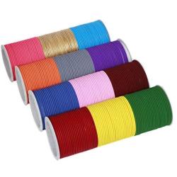 SANARA Traditional Indian Bollywood Wedding Multi Color Bangle Set Traditional 288 Pcs Alloy Metal Bracelets Partywear Arrangement Costume Bangle Box Jewelry