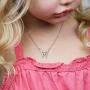 Iefil Initial Butterfly Necklace for Women, 14k Gold Filled Letter Initial Butterfly Pendant Necklace Dainty Butterfly Necklace Butterfly Jewelry Gifts for Women Alphabet A - Z