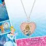 Disney Princess Cinderella Jewelry, Silver Plated Pendant Necklace, 18'' Chain