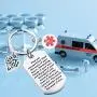 WSNANG EMT Gift Emergency Medical Technician Jewelry Your Kind Spirit Will Touch All of The Lives of Those You Care for Keychain Paramedic Gift Medical Technician Gift WSNANG EMT Gift Emergency Medical Technician Jewelry Your Kind Spirit Will Touch All of The Lives of Those You Care for Keychain Paramedic Gift Medical Technician Gift