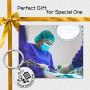 TOGON Nurses Prayer Keychain RN Nurse Graduation Gift Medical Jewelry Nursing Appreciation Gift for Her Nursing Doctor Keychain