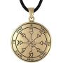 Bronze Fourth Pentacle of the Sun Talisman for Awareness