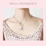 RoyAroma Aromatherapy Essential Oil Diffuser Necklace Stainless Steel Pendant Perfume Locket Women Jewelry RoyAroma Aromatherapy Essential Oil Diffuser Necklace Stainless Steel Pendant Perfume Locket Women Jewelry