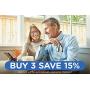 Readerest Magnetic Eyeglass Holders (2 Pack), Made in USA (Stainless Steel & Gunmetal Black)