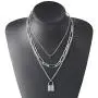 BVROSKI Lock Key Pendants Chains Necklace Set for Eboy Egirl Men Male Emo Goth Women Teen Girls Boys, Stainless Steel Jewelry Pack for Pants Punk Play BVROSKI Lock Key Pendants Chains Necklace Set for Eboy Egirl Men Male Emo Goth Women Teen Girls Boys, Stainless Steel Jewelry Pack for Pants Punk Play