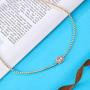 Sethain Fashion Rhinestone Choker Necklace Silver Crystal Chain Gem Necklaces Party Jewelry Accessories for Women and Girls