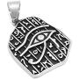 Gungneer Eye of Ra Necklace Pendant Stainless Steel Keel Chain Symbol of Protection Ancient Egypt Jewelry Gift