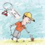 MAOFAED Funny Golf Gift Golfer Gift Golfing Gift Id Rather Be Golfing Gift for Father Husband