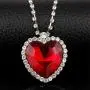 QEPOL Titanic Heart of The Ocean Neckalce Jewelry Silver Love Heart of Ocean Pendant Necklaces Made with Created Blue Sapphire Crystals Eternal Love- Valentines Day Gifts QEPOL Titanic Heart of The Ocean Neckalce Jewelry Silver Love Heart of Ocean Pendant Necklaces Made with Created Blue Sapphire Crystals Eternal Love- Valentines Day Gifts