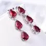 GULICX White Gold Plated Tear Drop AAA Cubic Zirconia Women Bracelet Earrings Necklace Jewelry Set GULICX White Gold Plated Tear Drop AAA Cubic Zirconia Women Bracelet Earrings Necklace Jewelry Set
