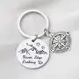 WSNANG Adventure Gift Never Stop Looking Up Keychain Mountains Keychain Outdoor Lovers Mountains Gift for Hiker Backpacker Nature Lover WSNANG Adventure Gift Never Stop Looking Up Keychain Mountains Keychain Outdoor Lovers Mountains Gift for Hiker Backpacker Nature Lover