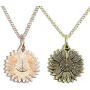 HN HNHB Mother Daughter Grandma Aunt Niece Necklace Jewelry Gifts Sunflower Pendant Charm The Love Between a Mother & Daughter is Forever