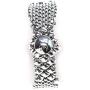 Antique Silver Bracelet B3-AS SG Liquid Metal by Sergio Gutierrez - SG Pouch included