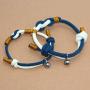 RAMESON 2PC/Set Couple Bracelet Adjustable Bangle Mutual Attraction Magnetic Pendants Promise Bracelet for Couples Gifts Women Men Lover Friendship