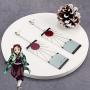 Demon Slayer Anime Earrings - Kimetsu No Yaiba Series Cosplay Acrylic Drop & Dangle Earrings - Ideal Gift for Girls Women for Boy Cosplay
