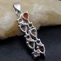 Multi Gemstone Pendants Garnet Amethyst Morganite Peridot Promise Wedding Party Necklaces Pendants