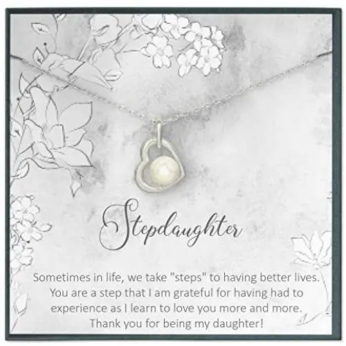 Grace of Pearl Gift for Step Daughter Poems Jewelry Stepdaughter Birthday Gifts Step Daughter Gifts Wedding Grace of Pearl Gift for Step Daughter Poems Jewelry Stepdaughter Birthday Gifts Step Daughter Gifts Wedding