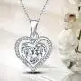 Shahd Love Heart Birthstone Pendant Necklaces for Women with 5A Cubic Zirconia Mothers Day Jewelry Gift Birthday Gift for Mom Women Wife Girls Her Shahd Love Heart Birthstone Pendant Necklaces for Women with 5A Cubic Zirconia Mothers Day Jewelry Gift Birthday Gift for Mom Women Wife Girls Her