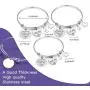 EIGSO Sister Gift The Love Between Sisters is Forever Sister Bracelet Set Sister Gift for Big sis Mid Sis Lil Sis