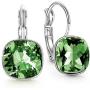 QIANSE Mothers Day Earrings Gifts Forest Elf Hypoallergenic Dangle Earrings Made with Crystals from Austria for Pierced Ears, Christmas Birthday Gifts for Her