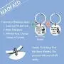 MAOFAED Best Friend Keychain Friendship Gift Cartoon Lover Gift Birthday Gift Friendship Keychain Gift for BFF