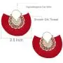 Tassel Hoop Earring, Statement Thread Dangle Earrings Stylish Long Fringe Drop Earrings Lightweight Long Swingy French Hook Earrings for Women Girls Tassel Hoop Earring, Statement Thread Dangle Earrings Stylish Long Fringe Drop Earrings Lightweight Long Swingy French Hook Earrings for Women Girls