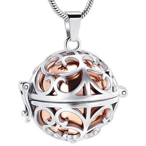 zeqingjw Tree of Life Cremation Urn Necklace for Ashes Memorial Urn Jewelry Ashes Locket for Loved Ones Keepsake Pendant Necklace