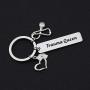 HOLLP Funny Nurse Jewelry Trauma Queen Wound Care Nurse Gift The Best Nurses Keychain RN LPN Gift Medical Jewelry Gift for Doctor Nurse