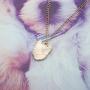 Cartoon Pet Dog Pendant Necklace,Creative Animal Jewelry Clavicle Necklace for Birthday Gift