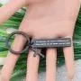 CYTING Religious Keychain Do Not Fear I Have Redeemed You Isaiah 43:1 Scripture Keychain Christian Jewelry Bible Verse Encouragement Gift
