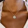 Pura Vida Womens Medallion Necklace Pura Vida Womens Medallion Necklace