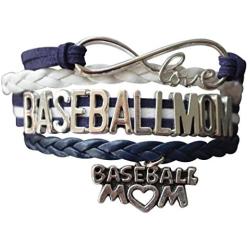 Infinity Collection Baseball Mom Bracelet- Baseball Jewelry for Moms for Baseball Moms