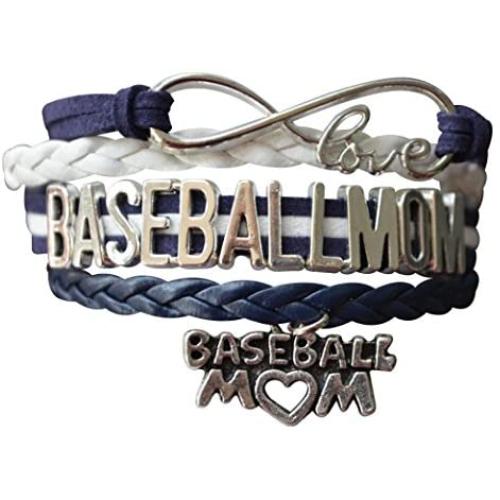 Infinity Collection Baseball Mom Bracelet- Baseball Jewelry for Moms for Baseball Moms