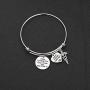 HOLLP Speech Language Pathologist Gift SLP Jewelry Keep Looking for Your Voice You Will Find It Keychain Graduation Gift for Speech Therapist Appreciation Gift