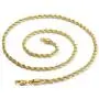 FIBO STEEL 18k Real Gold Plated 2.5-8 MM Stainless Steel Mens Womens Necklace Twist Rope Chain, 16-36 inches FIBO STEEL 18k Real Gold Plated 2.5-8 MM Stainless Steel Mens Womens Necklace Twist Rope Chain, 16-36 inches