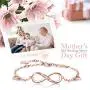 Billie Bijoux Womens 925 Sterling Silver Infinity Endless Love Symbol Charm Adjustable Bracelet Gift for Women Girls Mom Mothers Day Billie Bijoux Womens 925 Sterling Silver Infinity Endless Love Symbol Charm Adjustable Bracelet Gift for Women Girls Mom Mothers Day