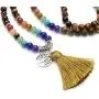 Top Plaza 7 Chakra Mala Prayer Beads 108 Meditation Healing Multilayer Bracelet/Necklace W/Tree of Life Tassel Charm Top Plaza 7 Chakra Mala Prayer Beads 108 Meditation Healing Multilayer Bracelet/Necklace W/Tree of Life Tassel Charm