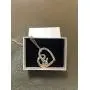 TUSHUO Delicate Cute Hollow Heart Lovely Pig Pendant Necklace Piggy Crystal Jewelry for Women Girls Birthday Valentines Day Gift
