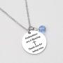 De&ai Godmother Appreciation Jewelry, Necklace for Godmother Birthday Mothers Day Christening Necklace