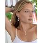 Mariell Graceful CZ and Crystal Necklace Earrings Set with Teardrops for Bridesmaids, Weddings & Prom