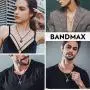 Bandmax A-Z Alphabet Pendant Necklace for Men Boys Women Stainless Steel/18K Gold/Black Plated Waterproof Metal Mechanical Gear 26 Initial Letter Pendant Jewelry Gift with Spiga Chain(Gift Box) Bandmax A-Z Alphabet Pendant Necklace for Men Boys Women Stainless Steel/18K Gold/Black Plated Waterproof Metal Mechanical Gear 26 Initial Letter Pendant Jewelry Gift with Spiga Chain(Gift Box)