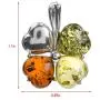 Sterling Silver Multicolor Amber Clover Leaf Earrings Pendant Set Chain 18 Inches Sterling Silver Multicolor Amber Clover Leaf Earrings Pendant Set Chain 18 Inches