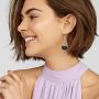 RBG Dissent Collar Earrings for Women Dangle Drop Charms Jewelry Gifts for Fans of Ruth Bader Ginsburg