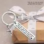 BAUNA Confirmation Sponsor Gifts Catholic Sponsor Gifts Thank You for Being My Sponsor Keychain with Cross Peace Dove Charm
