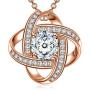 NM NINAMISS''Never be Apart'' 925 Sterling Silver Pendant Necklace for Women Hypoallergenic Jewelry with 5A Cubic Zirconia and Gift Box NM NINAMISS''Never be Apart'' 925 Sterling Silver Pendant Necklace for Women Hypoallergenic Jewelry with 5A Cubic Zirconia and Gift Box
